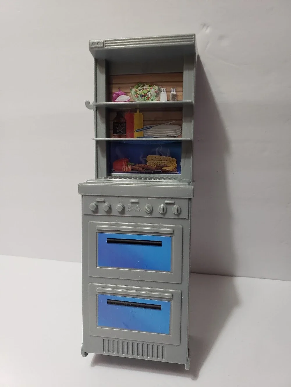 BARBIE  DollHouse Kitchen Appliance Stove Gray